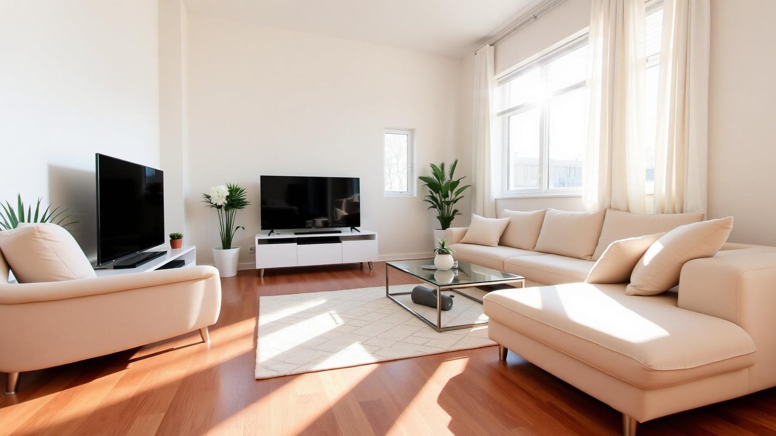 Clean modern Birmingham home interior
