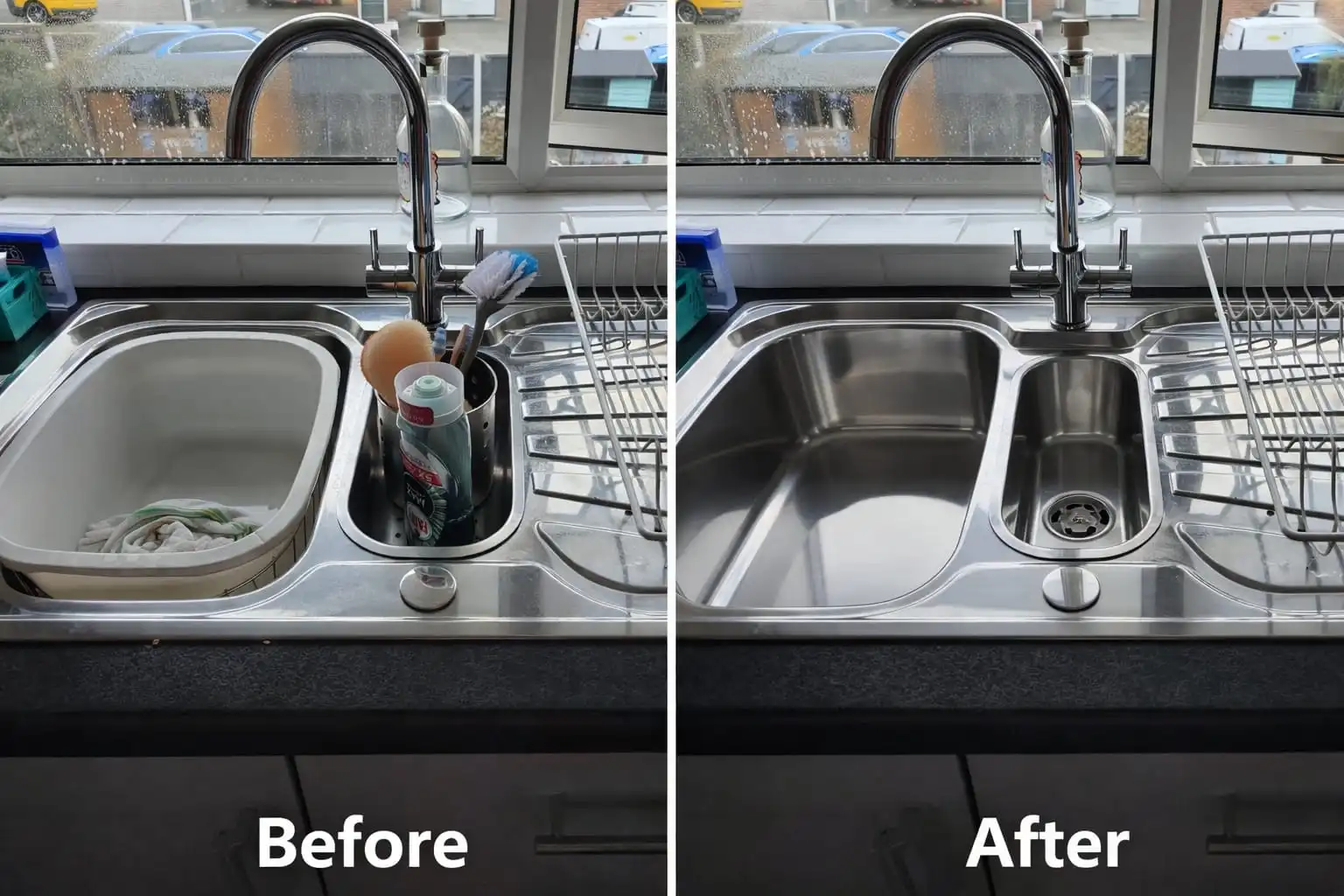 Spotlessly cleaned kitchen after regular domestic cleaning service in Birmingham